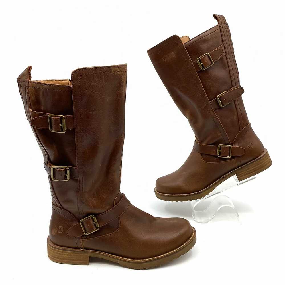 Dingo Brown Leather Combat Boots | Women’s US 6.5 Regular